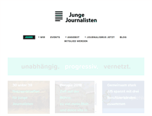 Tablet Screenshot of jungejournalisten.ch